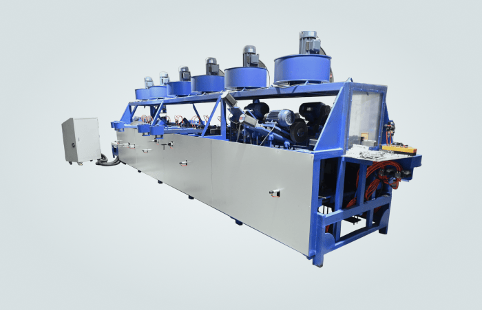 Hinge polishing machine