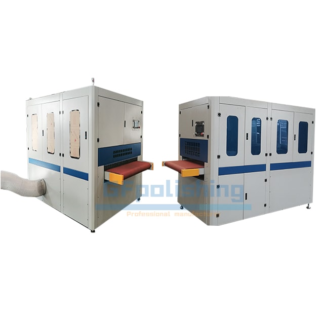 Sheet deslagging slag removal deburring sanding machine