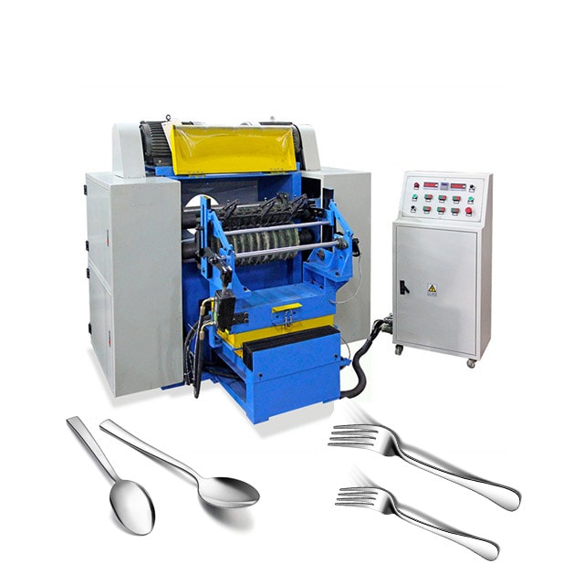 Double Shaft Cutlery Spoon Fork Mirror Polishing Machine 