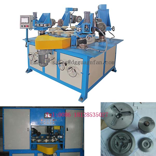 Casting Zinc Aluminum Ceiling Fan Cover Polishing Buffing Machine