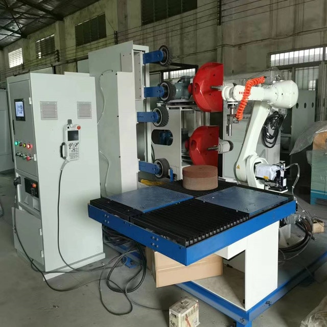 Zinc Brass Metal Robot Robotic Grinding Polishing Machine