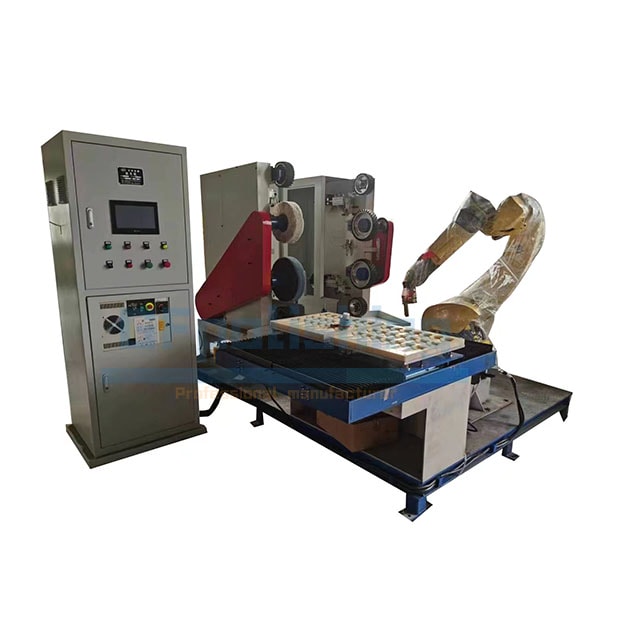 Zinc Brass Metal Robot Robotic Grinding Polishing Machine