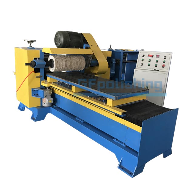 1500mm length single shaft flat bar polishing machine