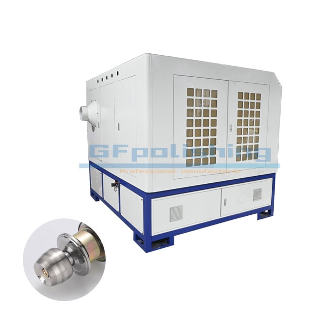 Door Spherical Lock Knobs Polishing Buffing Machine