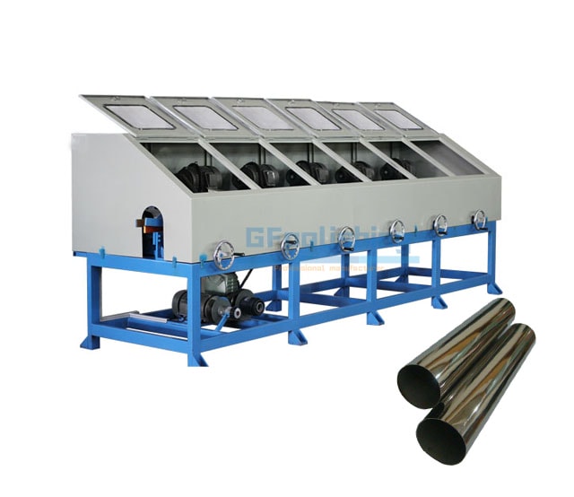 Stainless Steel Round Tube Pipe Mirror Polishing Machine