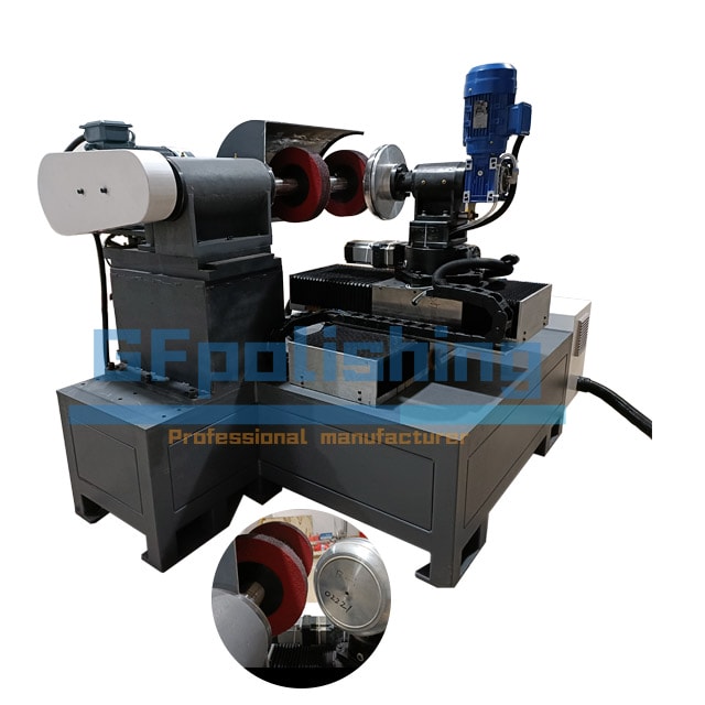 Kitchenware Pan Utensils Outside Mirror Polishing Machine